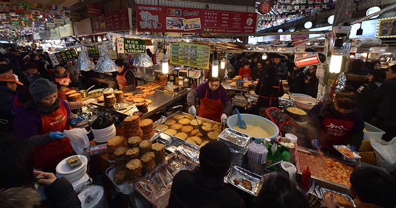 Korean food market